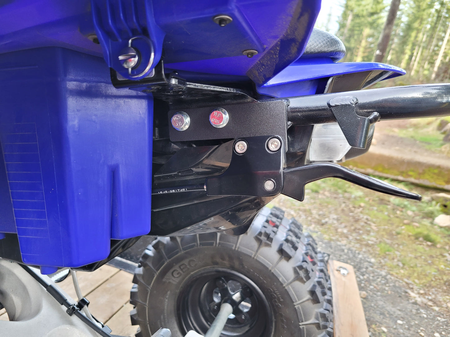YFZ450 / YFZ450R Parking Brake Relocation Bracket
