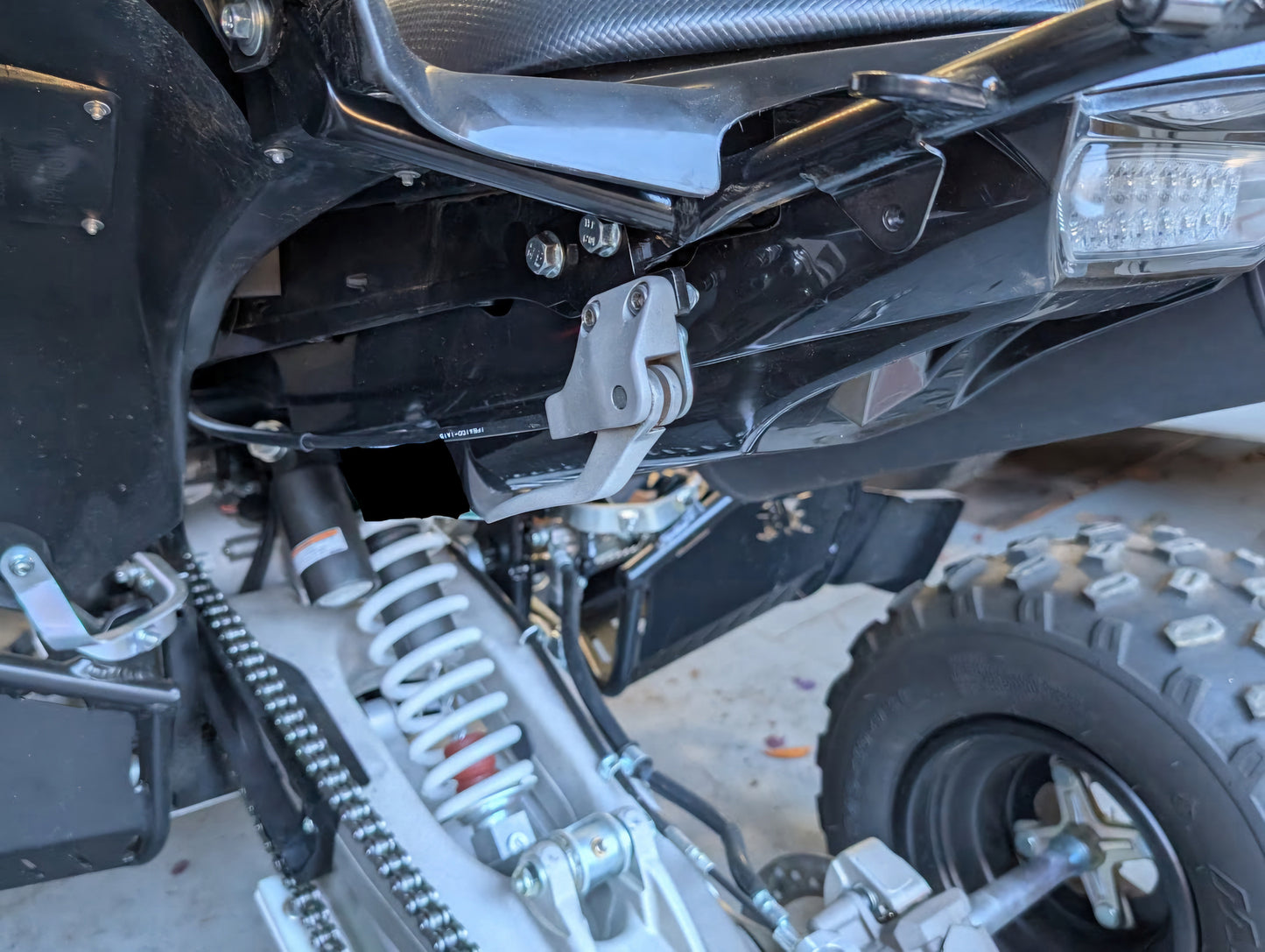 Raptor Parking Brake Relocation Bracket